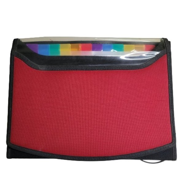 Set of 2 Accordion Folders Alphabetical & 12 Pocket Brand New - Picture 4 of 11